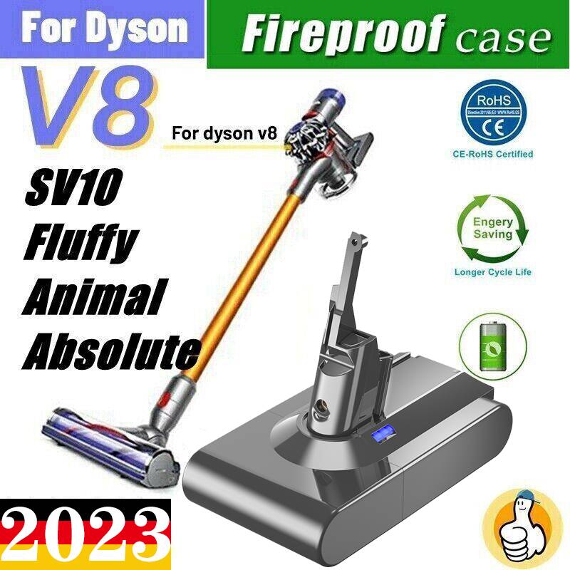 YH5 For Dyson V8 SV10 Battery Absolute V8 Animal Fluffy V8 Vacuum Cleaner Sony Battery KR DE FR RU