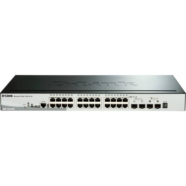 D-Link Switch 28x gigabit poe+ dgs-1510-28p.