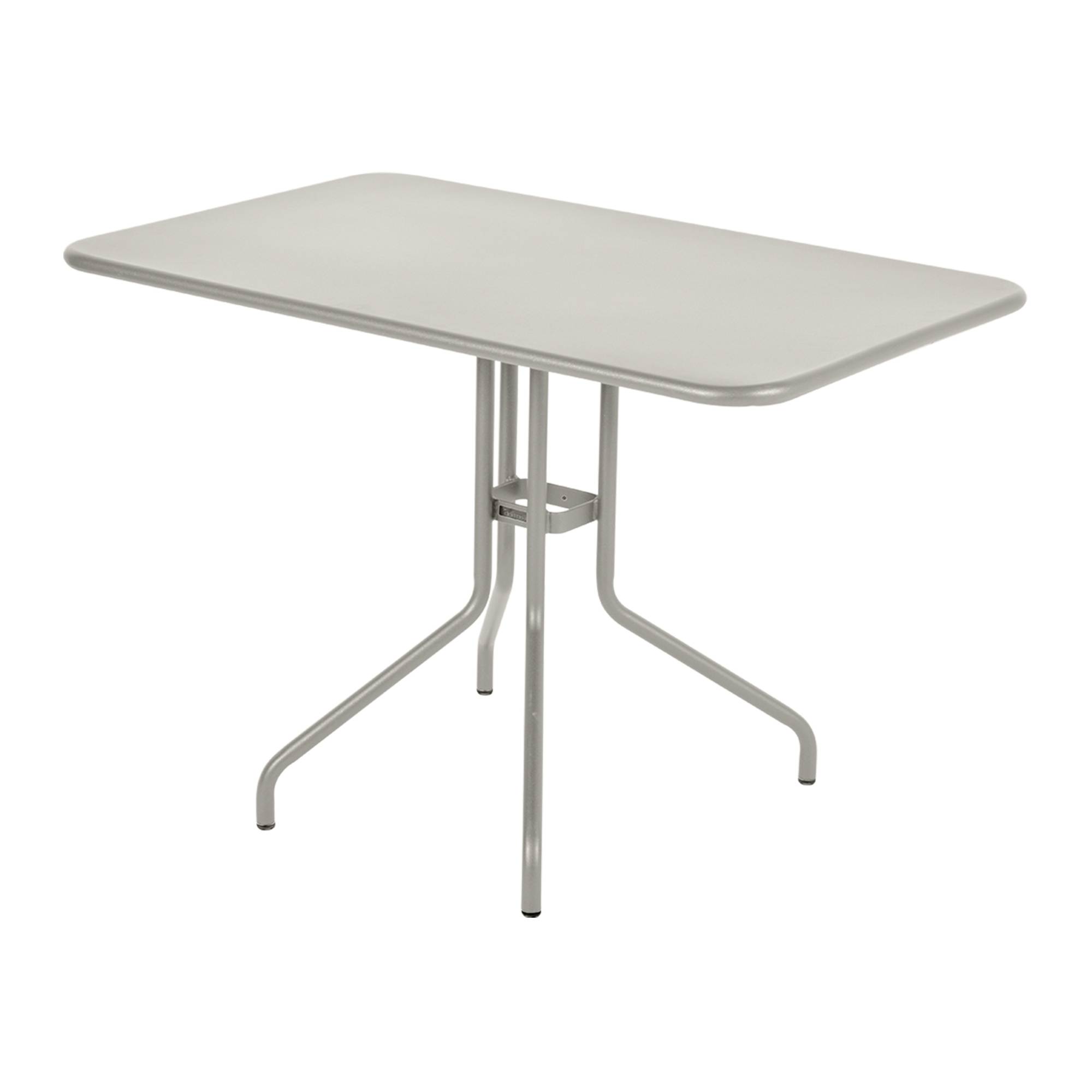 Fermob - Pétale Table 110x70 cm Clay Grey A5 - Matbord utomhus - Philippe Mathieu - Grå - Metall