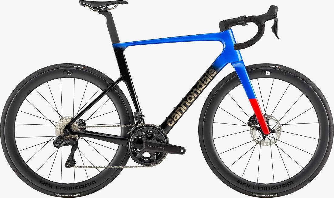 Cannondale SuperSix Evo Hi-Mod 2 2023 - Shimano Ultegra Di2 2x12sp - HollowGram R-SL 50 - 075 / 56 / Sonic Blue