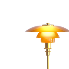 Louis Poulsen PH 2/1 Bordlampe Reserveglas Ravfarvet - Mellemskærm