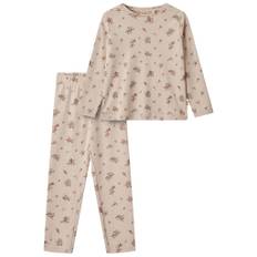 Wheat GOTS Mila Blommig Pyjamas Ljuslila 110 cm  Lila  110 cm  kvinna