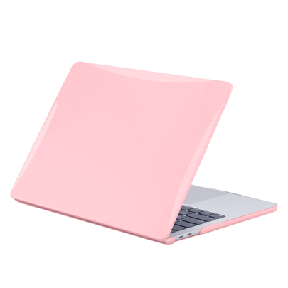 Skyddande skal kompatibelt med Apple laptop, hållbart hårt plastskal, lämpligt för Air Pro-serien (rosa) (Multi-size)