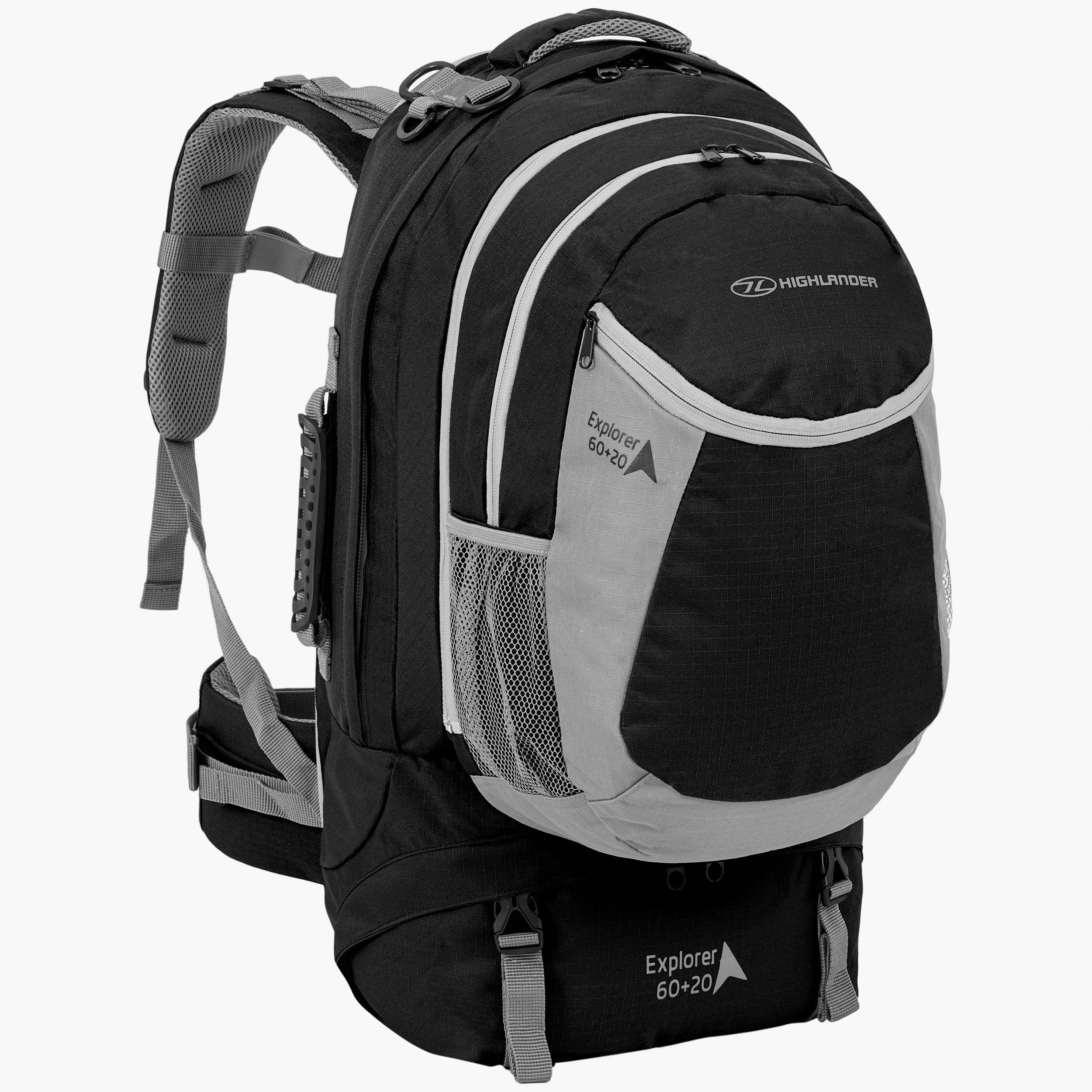 Highlander - X-Plorer Rygsæk - 60L+20L - Purple