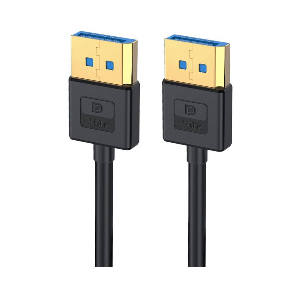 3.3ft Display Port 1.4 Extension Cable 90 Degree DP 8K60Hz 4K144Hz Video Audio Cord for Laptop PC Monitor,Straight