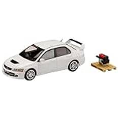 HobbyJAPAN) HJ64 1/64 Mitsubishi Lancer Evolution 9 GSR motorskärmmodell solid vit finish