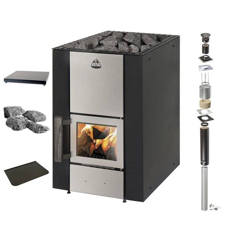 Vedeldat Bastuaggregat Narvi Kuru Paket 14 kW