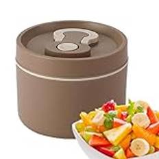 Lunchboxcontainrar, Lunchbox i rostfritt stål,Dubbelskiktsisolerade lunchbehållare Måltidsförberedande lunchlåda - Multipurpose Meal Prep Containers Lunchförvaringslåda för fruktsalladskött