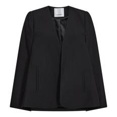 CO’COUTURE – VOLACC CAPE BLAZER – BLACK