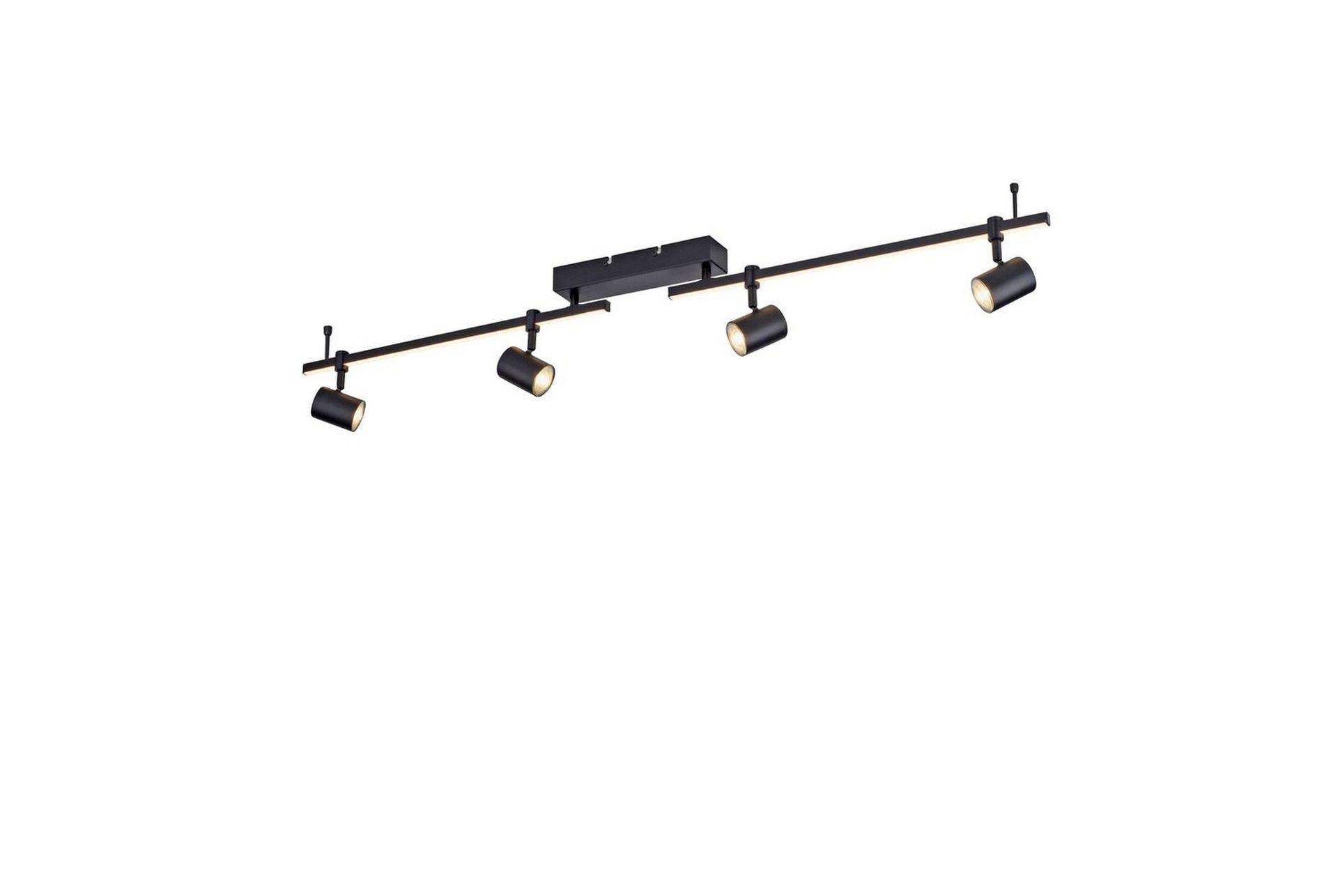 Taklampa Barik - 101x18x123 cm & takbelysning Svart