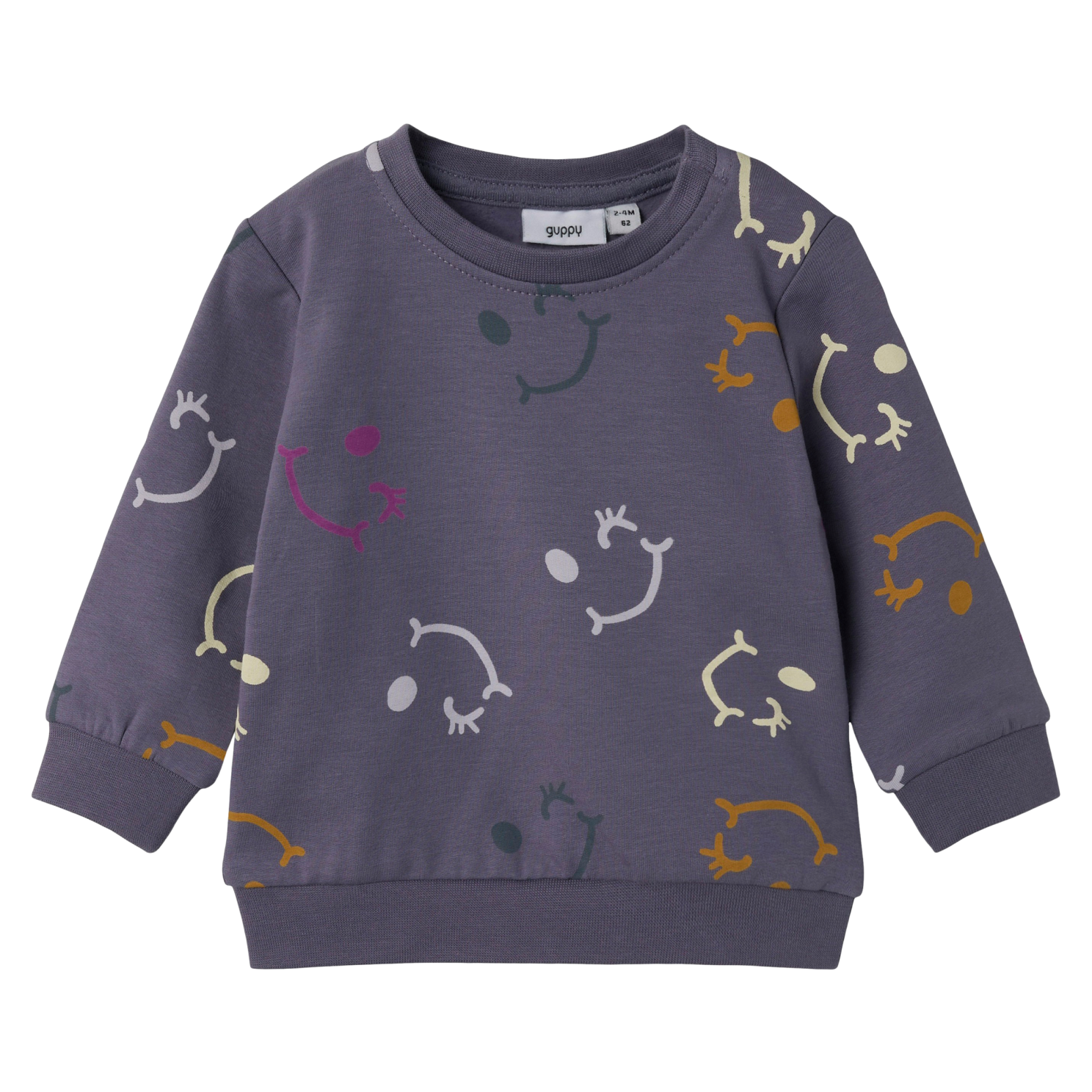 Guppy Dena Pige Sweatshirt - Cadet - 68