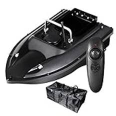 RC Bait Boat Vuxen utomhusfjärrkontroll Bait Boat Automatisk Cruise Fjärrkontroll Bait Boat 500M Long Distance Bait Boat, Black, Plus Package (svart