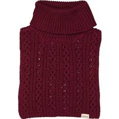 MarMar Halsvärmare - Stickad - Arna - Deep Ruby m. Hålmönster - MarMar - 6-8 år (116-128) - Halsvärmare