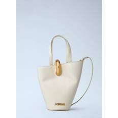 Jacquemus Le Petit Bambola Bucket Bag - Woman Clutch Bags Ivory One Size