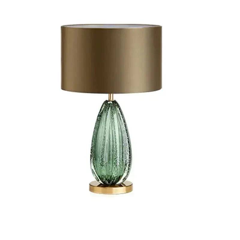 GrootLicht - Elegant Glas Bordslampa för Moderna Interiörer - Fjärrkontrollswitch / L