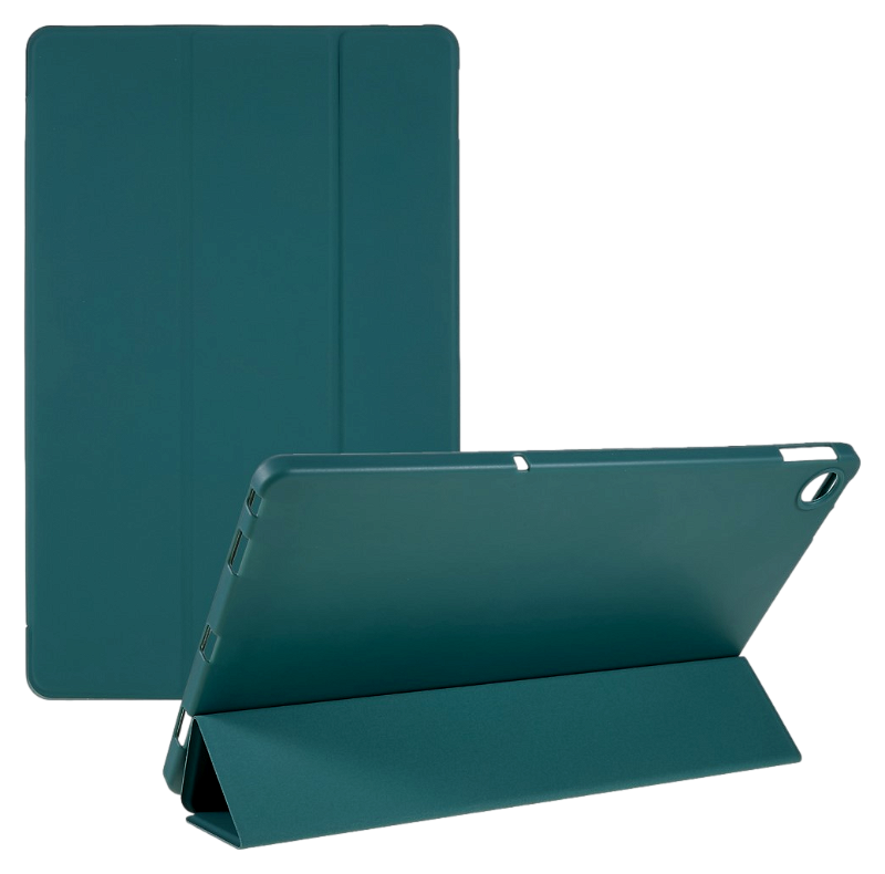 Lenovo Tab M10 Plus 3. Gen Flip Cover, Tri-Fold - Mørkegrøn (TB125 / TB128).