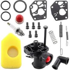 Briggs Stratton Plæneklipper Karburator Kit - Filter Regulator Membran - Passer til modeller 499809 498809A 494406 795477 795469 794147 699660