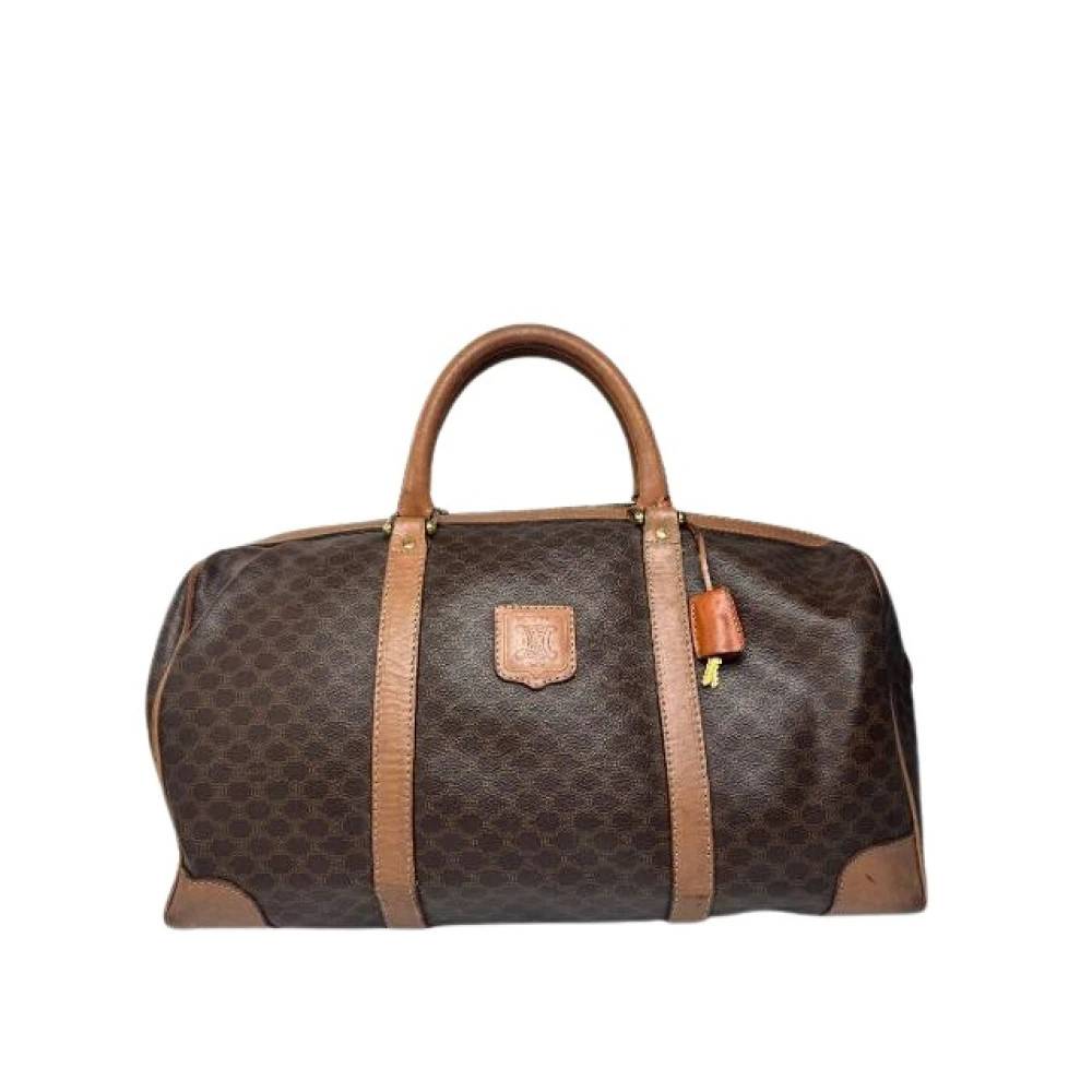 Celine Vintage Pre-owned Læder Weekendtaske - Vintage - Dame - Brun - ONE SIZE - Læder