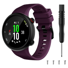 Garmin Forerunner 45S/45L silicone rem - Lilla