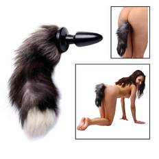 Furry Temptation Tail Buttplug - Rävsvans För Kinky Lek!