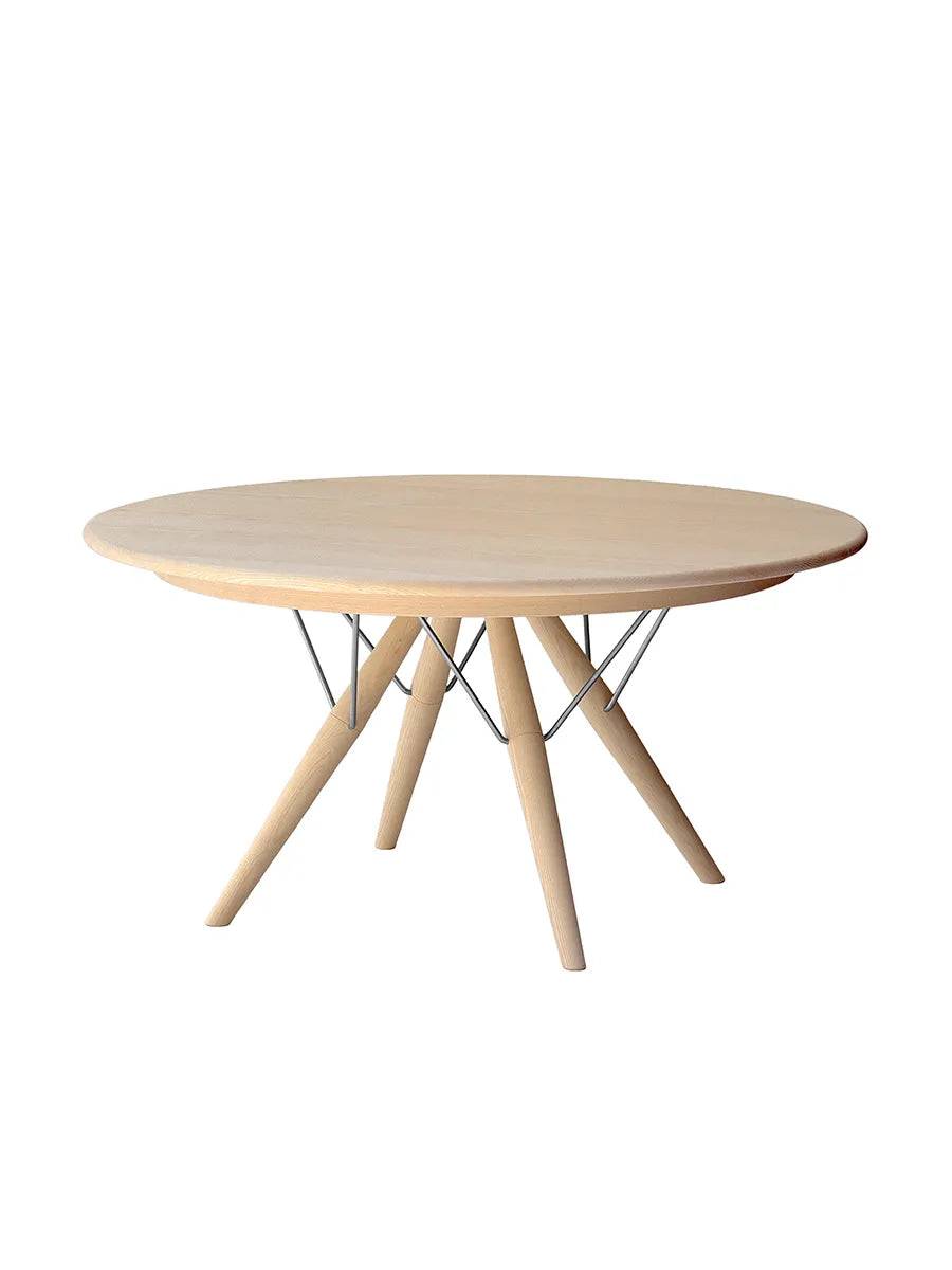 PP75/120 Spisebord af Hans J. Wegner Bord (uden tillægsplade) / Ask / Hvid bioolie - Jacobsen Plus