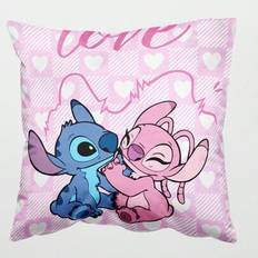 1 st Stitch Throw Örngott, Disney Sängkläder, Stitch Stuff, Pillow Sham, Lilo&Stitch, Cartoon Pattern Kudd Sham, Kuddfodral, Mjuk och mysig hemtextil, - Rosa (45*45,30*50,50*50)