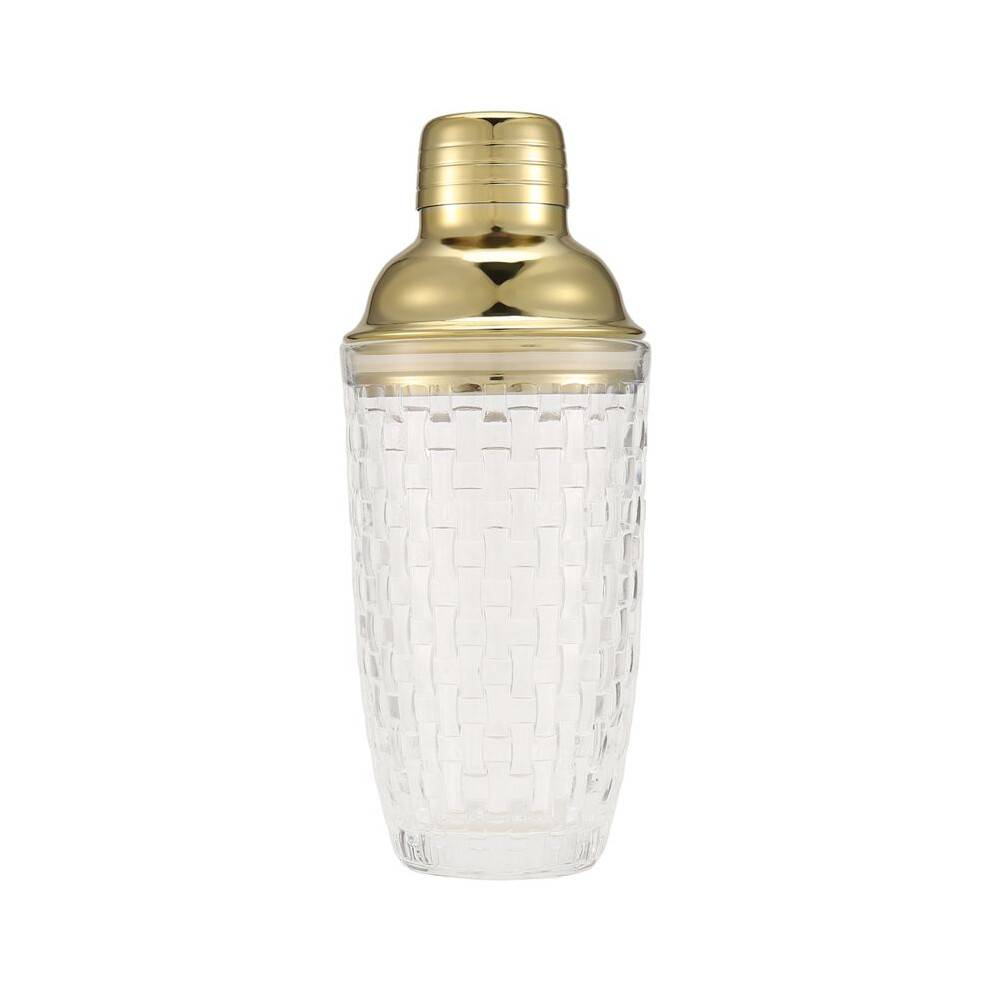 13Oz Glass Cocktail Shaker Set - Glass Shaker for Cocktails, Drink Shakers Cocktail and Cocktail Shakers Gold
