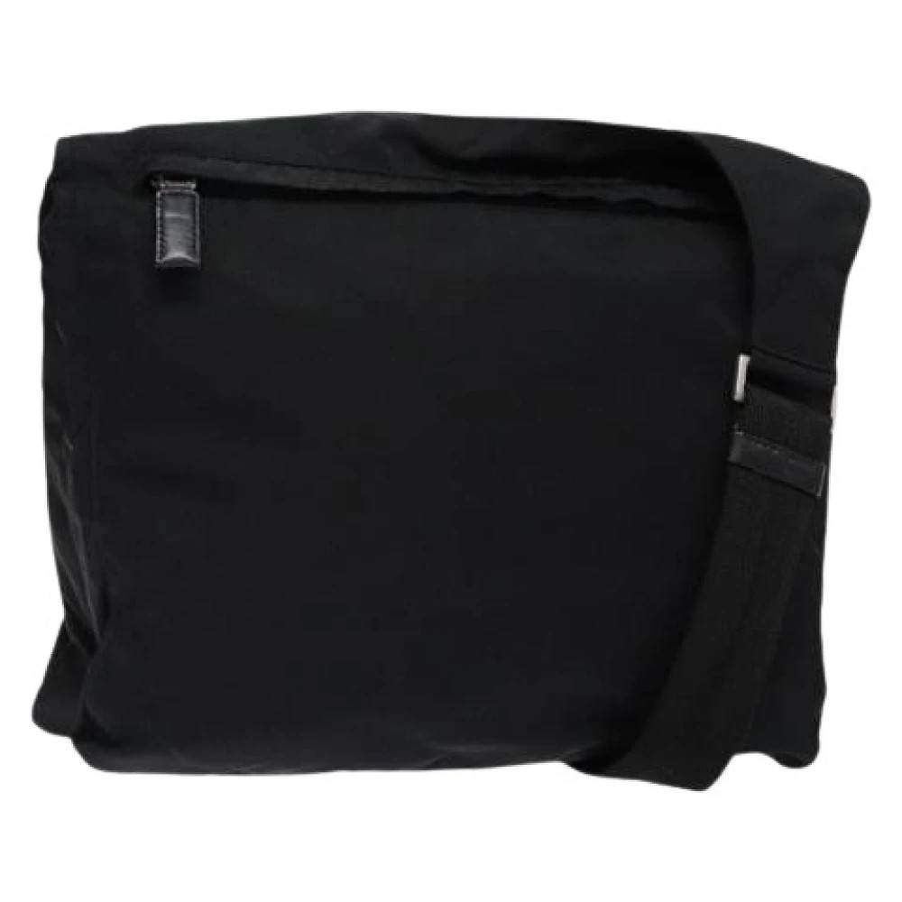 Prada Vintage Pre-owned nylon prada-tasker - Vintage - Dame - Sort - ONE SIZE - Nylon