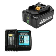Makita 18V batteri, 6Ah kapacitet, kompatibel med BL1830/BL1860, 18V, 1 set