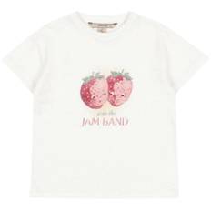 Konges Sløjd Era T-shirt Off White Jam 12 months  Hvid  12 måneder  kvinde