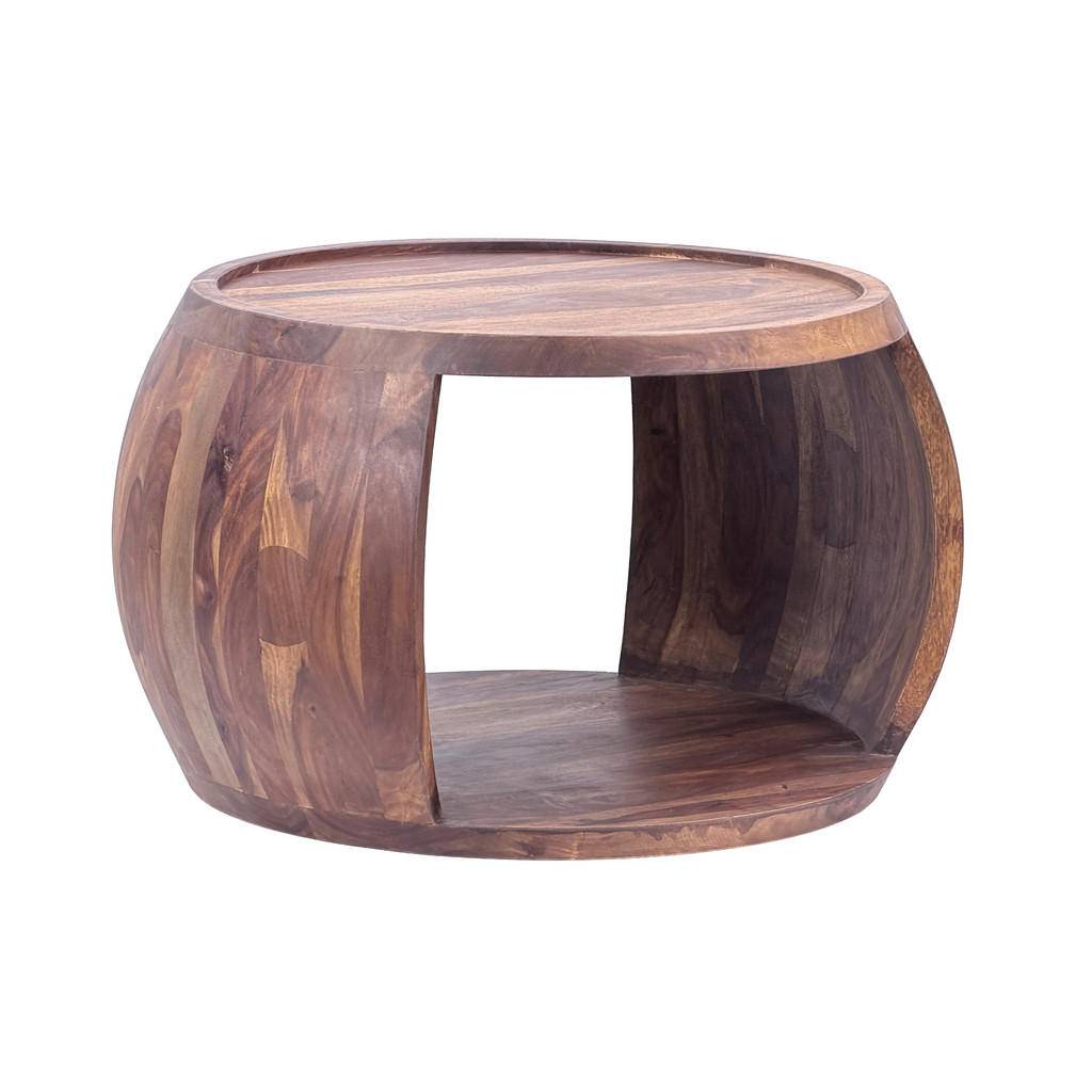SOFFBORD i trä 60/50/40 cm - brun