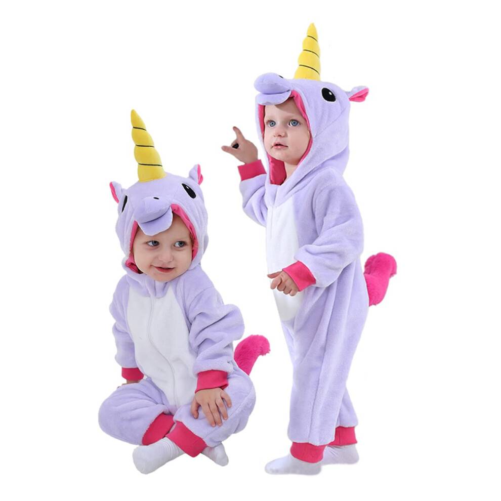 TONWHAR B?rne- og Sm?b?rns Tiger Dinosaur Dyr Fancy Dress Kostume Udkl?dning H?tte Jumpsuit (3-6 m?neder)