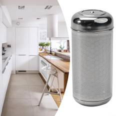 Multifunktionell tekula i rostfritt stål för löst te och kryddor, med en smal lockdesign för enkel användning (L)
