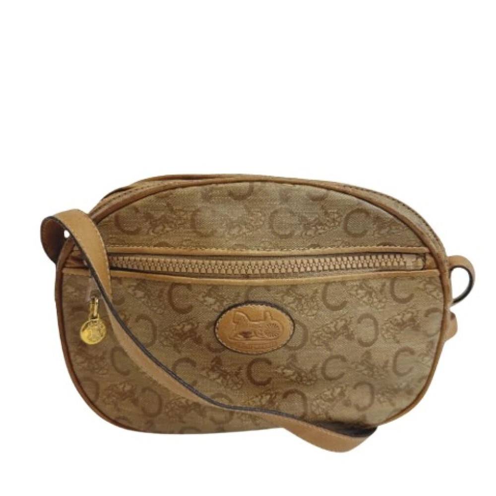 Celine Vintage Pre-owned Pochette Skuldertaske - Vintage - Dame - Brun - ONE SIZE - Uld