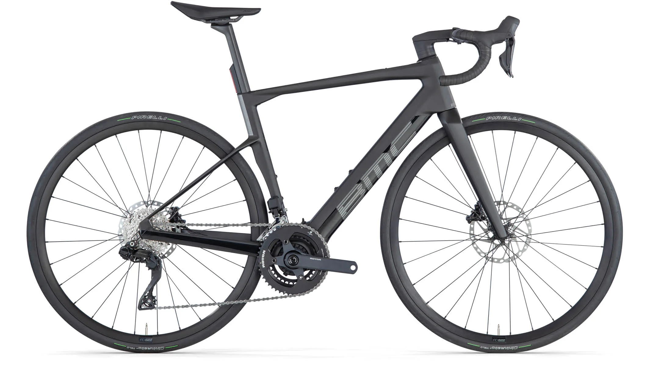 BMC Roadmachine 01 AMP THREE 2024 - Shimano 105 Di2 12sp - XRD-522 - 055 / 56 / CARBON / METALLIC GREY