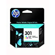 HP 301 (CH562EE) Original Druckerpatrone Farbe für HP DeskJet 10xx, 15xx, 20xx, 25xx, 30xx, HP ENVY 45xx, 55xx, HP OfficeJet 26xx, 46xx, Cyan / Magenta / Yellow