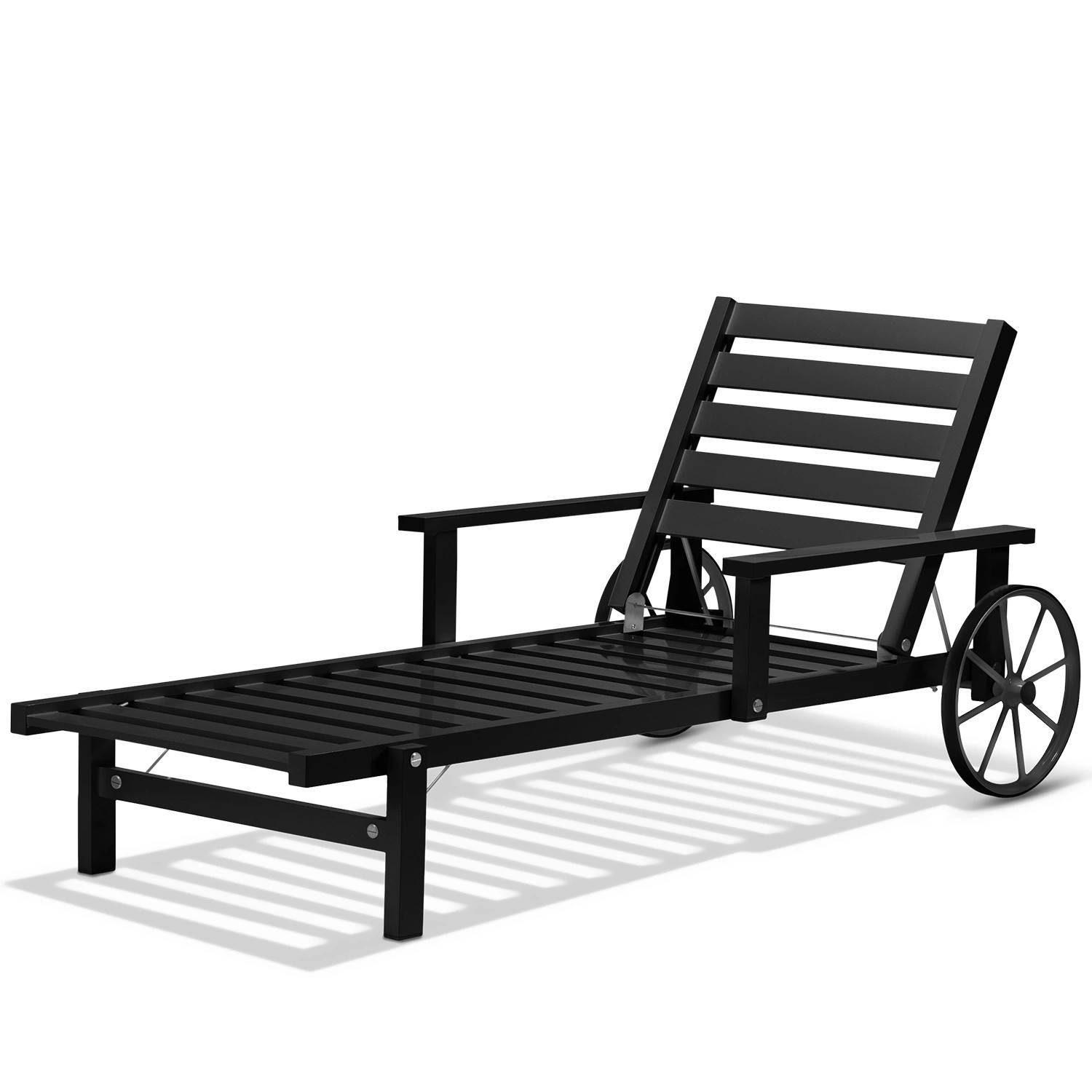 Liggvagn 31 svart aluminium - Svart