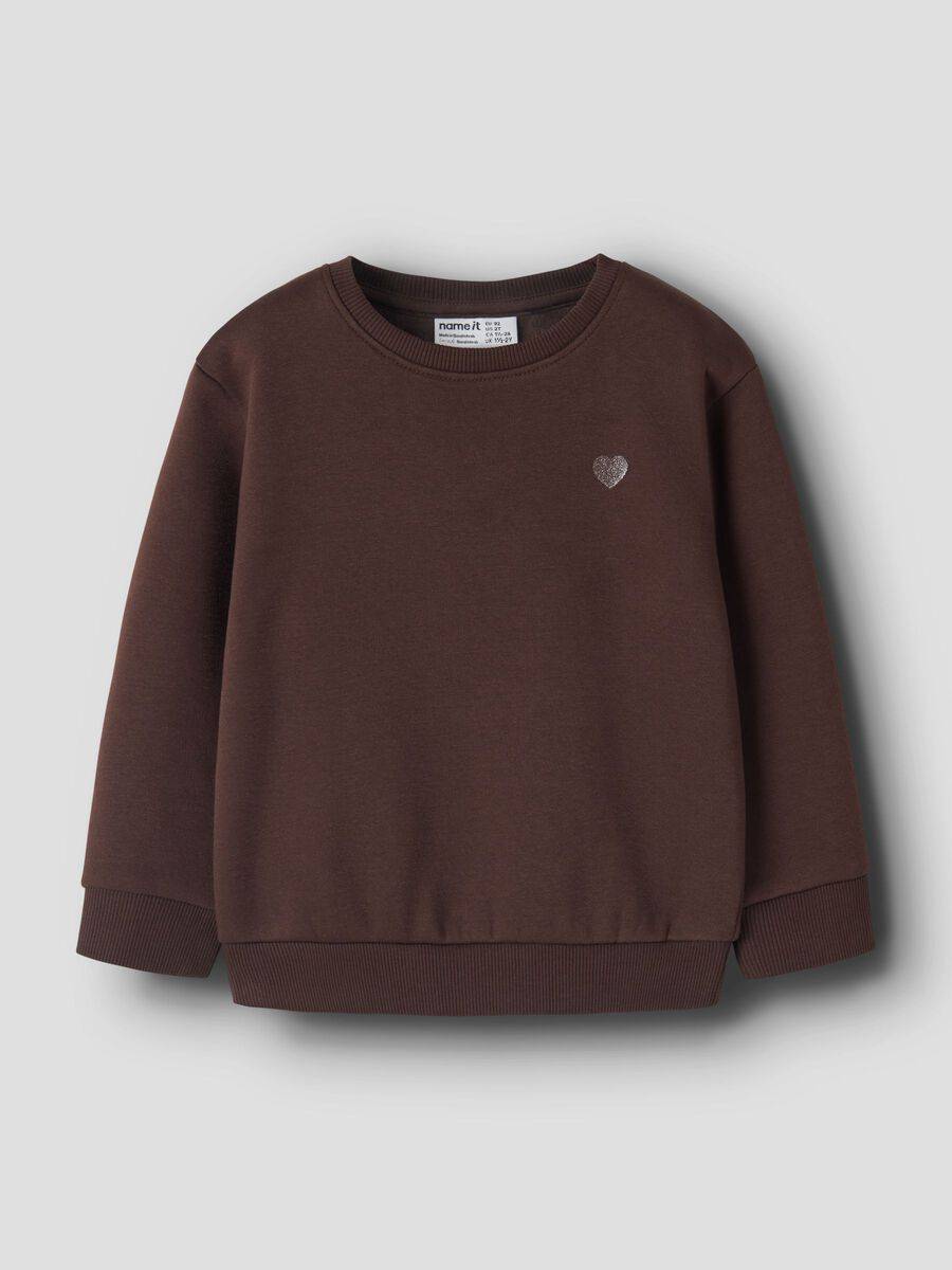 Normal Passform Sweatshirt - Röd - 110