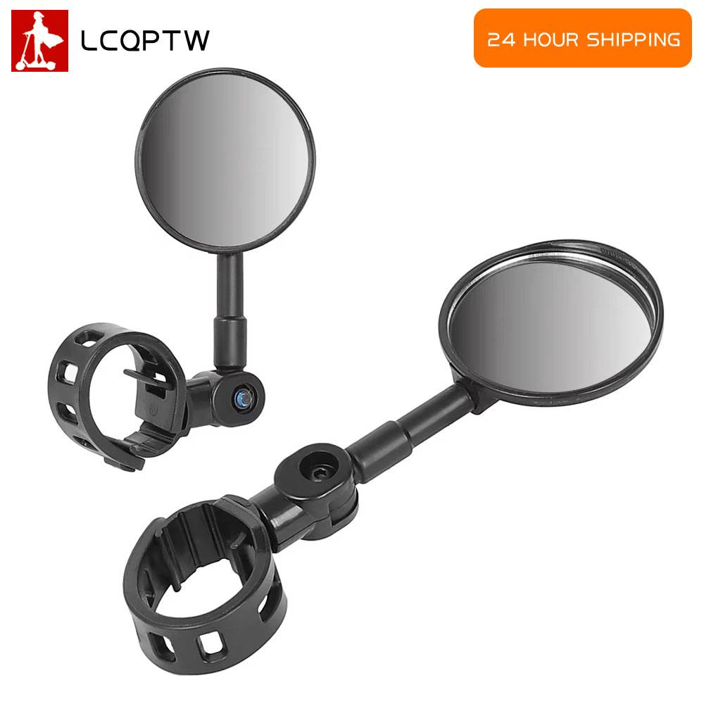 Electric Scooter Handlebar Adjustable Rearview Mirror for Ninebot Max G30 G3 G2 F3 E3 ZT3 Rear View Mirrors