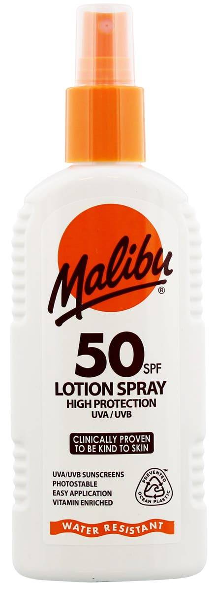 Malibu Solkräm Spray SPF 50