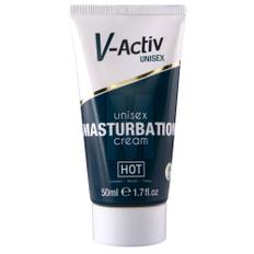 HOT V-Activ Unisex Masturbation Cream CBD Infused 50ml