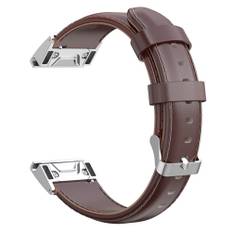 KALEBOL Læderarmbånd Garmin Fenix 8 Amoled 43mm - Brun
