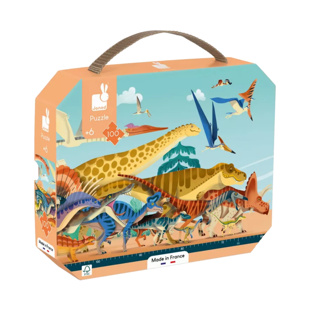 Panoramic Dino Puzzle (100 pieces) - Default Title