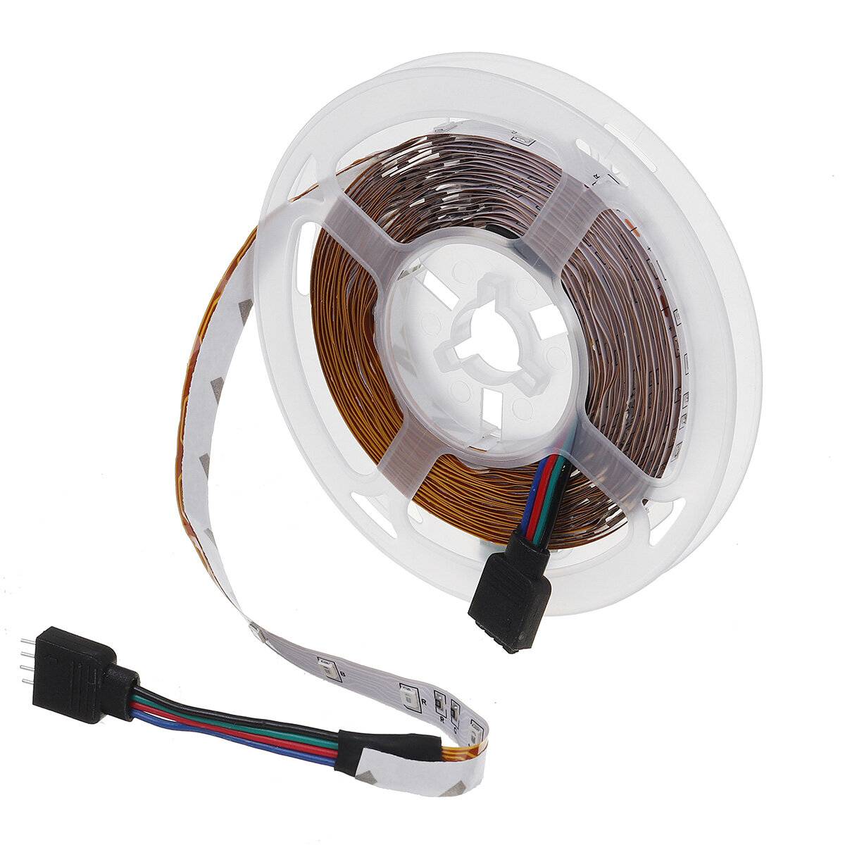 49FT 15M RGB LED Strip Light 3528 Vattentät/Icke-vattentät Flexibel TejpLampa DC12V + 44 Nycklar Fjärrkontroll + Strömfö