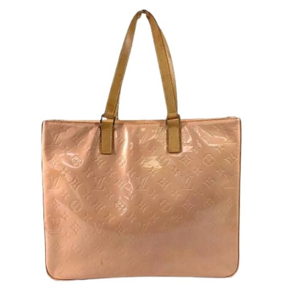 Louis Vuitton Vintage Pre-owned Vintage Monogram Vernis Tote Bag - Vintage - Dame - Lyserød - ONE SIZE - Uld
