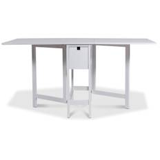 Sandhamn slagbord med låda 30/90/150 x 80 cm - Vit