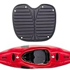 Générique Kayak Seat Cushion, anti-slip Eva vadderad sits, vattentät avtagbar padding, lätt och bärbar för lång sittkomfort, 12,8 x 14,57 tum, svart