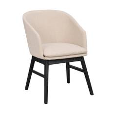 Rowico Home Windham karmstol beige tyg/svarta ekben