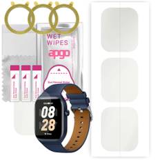 3x apgo Hydrogel Matte Screen Protector for Mibro Watch T2, Hydrogel Film, Flexible, Soft TPU with positioning layer easy installation