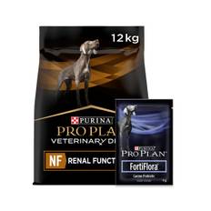 Veterinary Diets NF Renal Function + FortiFlora - 12 kg + 7-pack FortiFlora
